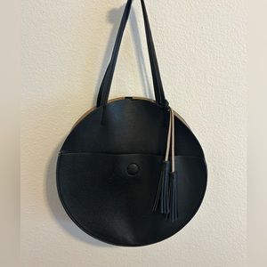 Anthropologie Purse REMI/REID Alison Circle Purse in Black WITH All Accessories